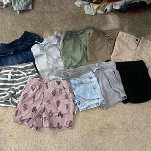 Boys 12 month shorts lot- 10 pairs. Cat &Jack, old navy and Garanimals.
